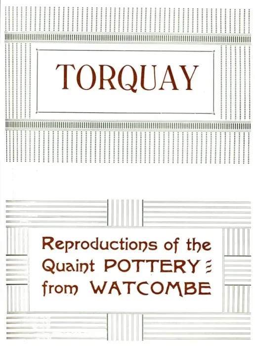 Framed Print : Torquay - Reproductions of the Quaint Pottery from Watcombe, 1919 Framed Print : Torquay - Reproductions of the Quaint Pottery from Watcombe, 1919