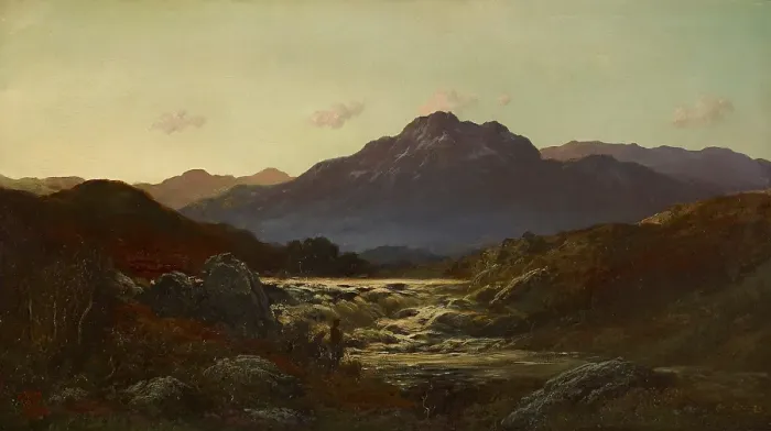 Framed Print : Torrent in the Highlands, 1881. Creator: Gustave Dore Framed Print : Torrent in the Highlands, 1881. Creator: Gustave Dore