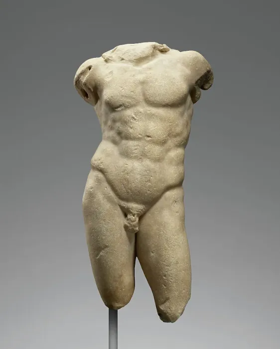 Framed Print : Torso of a Male Figure, 1st century A.D. Creator: Unknown Framed Print : Torso of a Male Figure, 1st century A.D. Creator: Unknown