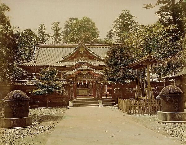 Toshioagu Temple, 1865. Creator: Unknown