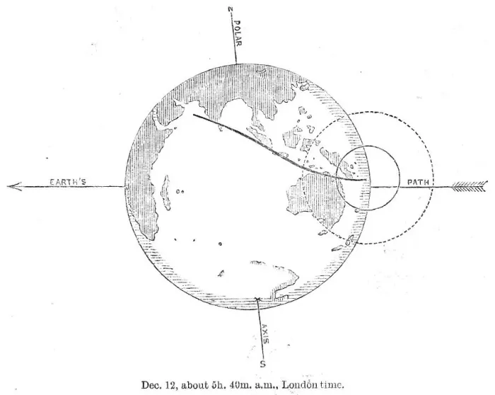 Framed Print : The Total Solar Eclipse of Dec. 12: central eclipse just ending, 1871. Creator: Unknown Framed Print : The Total Solar Eclipse of Dec. 12: central eclipse just ending, 1871. Creator: Unknown