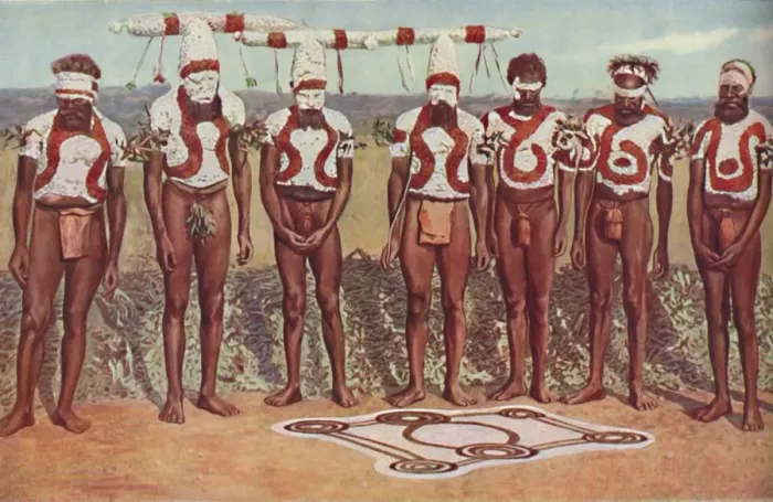 Framed Print : Totemistic Ritual Among the Australian Blacks, c1935 Framed Print : Totemistic Ritual Among the Australian Blacks, c1935