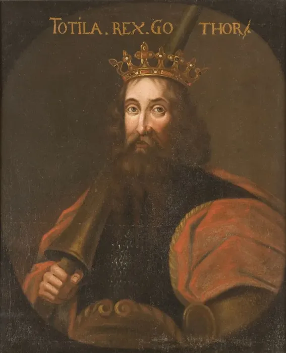 Framed Print : Totila, King of the Ostrogoths Framed Print : Totila, King of the Ostrogoths