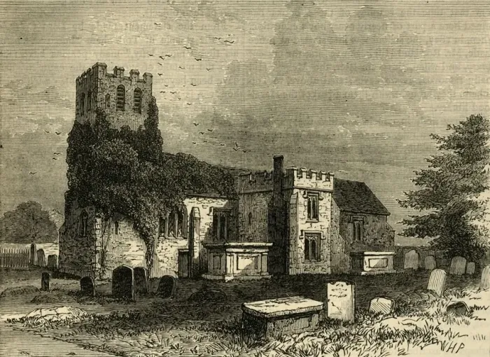 Framed Print : Tottenham Church, c1876. Creator: Unknown Framed Print : Tottenham Church, c1876. Creator: Unknown