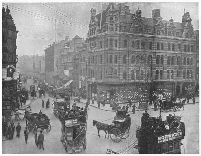 Framed Print : Tottenham Court Road corner, London, c1903 (1903)