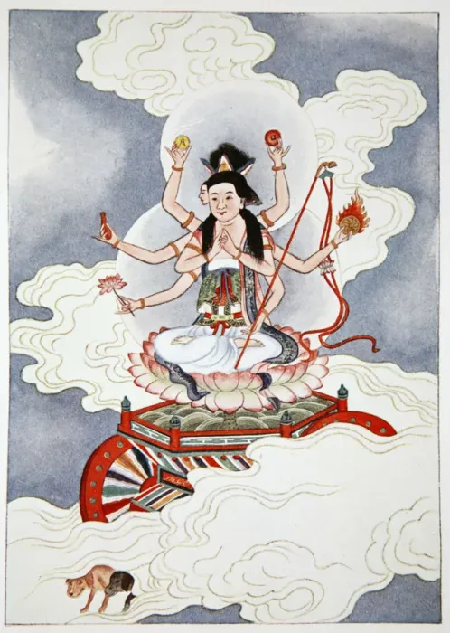 Framed Print : Tou Mu, Goddess of the North Star, 1922 Framed Print : Tou Mu, Goddess of the North Star, 1922