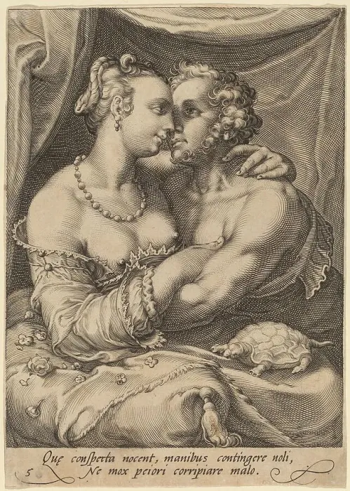 Framed Print : Touch. Creator: Jan Saenredam Framed Print : Touch. Creator: Jan Saenredam