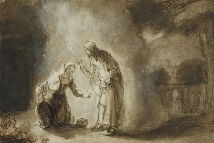 Framed Print : Do not touch me. Creator: Abraham Van Dyck Framed Print : Do not touch me. Creator: Abraham Van Dyck