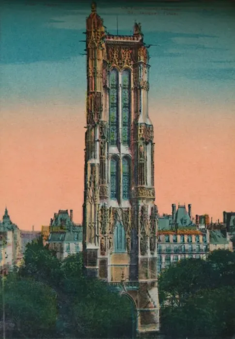 Framed Print : The Tour Saint-Jacques, Paris, c1920 Framed Print : The Tour Saint-Jacques, Paris, c1920