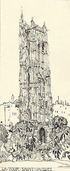 The Tour St Jacques, 1915. Artist: Jessie Marion King