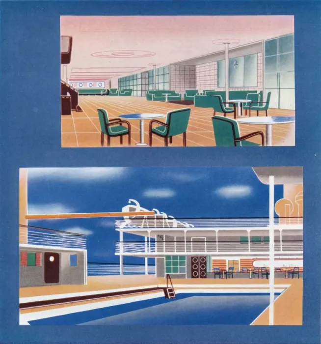 Framed Print : The Tourist Lounge and Swimming Bath of the RMS Orion, 1935 Framed Print : The Tourist Lounge and Swimming Bath of the RMS Orion, 1935
