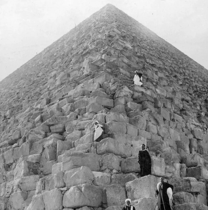 Framed Print : Tourists Corner, the Great Pyramid of Giza, Egypt, 20th century Framed Print : Tourists Corner, the Great Pyramid of Giza, Egypt, 20th century