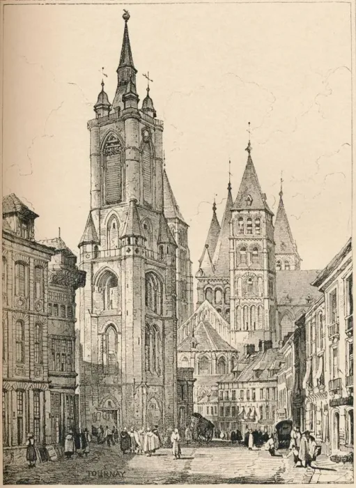 Framed Print : Tournai, c1820 (1915). Artist: Samuel Prout Framed Print : Tournai, c1820 (1915). Artist: Samuel Prout