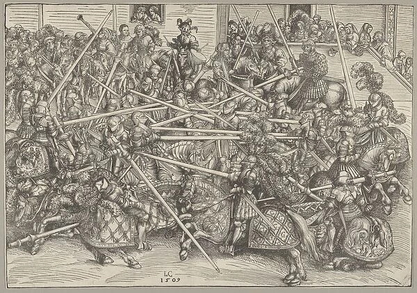 The Third Tournament, 1509. Creator: Lucas Cranach the Elder