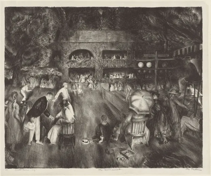 Framed Print : The Tournament, 1920. Creator: George Wesley Bellows Framed Print : The Tournament, 1920. Creator: George Wesley Bellows