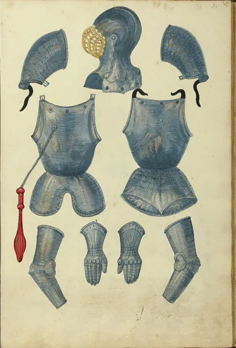 Framed Print : Tournament Armor, about 1560-1570. Creator: Unknown Framed Print : Tournament Armor, about 1560-1570. Creator: Unknown