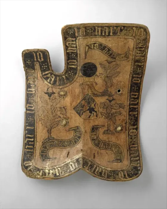 Framed Print : Tournament or Cavalry Shield (Targe), probably Austrian, early 15th century Framed Print : Tournament or Cavalry Shield (Targe), probably Austrian, early 15th century