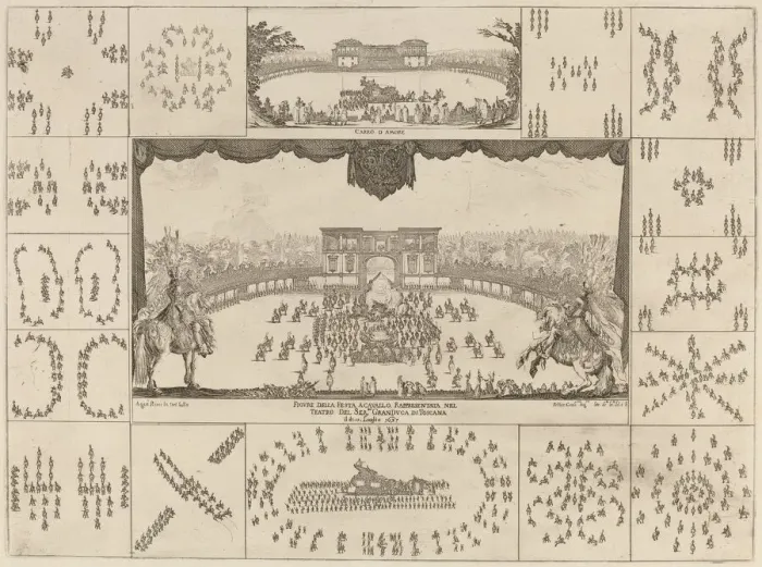 Framed Print : Tournament Executed in Florence for the Marriage of Grand Duke Ferdinand II, 1637 Framed Print : Tournament Executed in Florence for the Marriage of Grand Duke Ferdinand II, 1637
