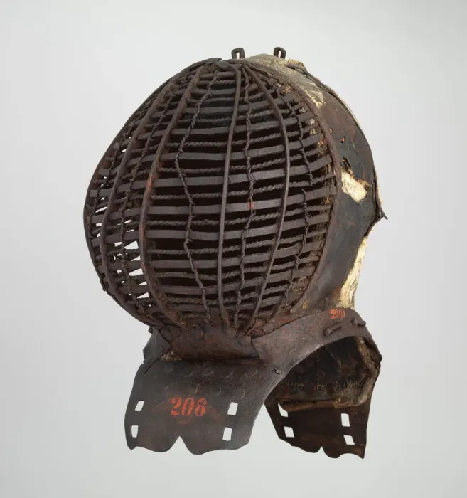 Framed Print : Tournament Helm (Kolbenturnierhelm), German, 1450-1500. Creator: Unknown Framed Print : Tournament Helm (Kolbenturnierhelm), German, 1450-1500. Creator: Unknown