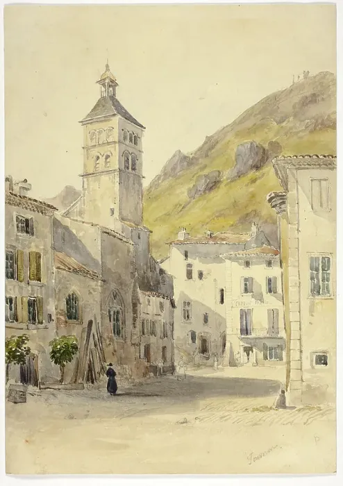 Framed Print : Tournon, 1735-1868. Creator: Unknown Framed Print : Tournon, 1735-1868. Creator: Unknown