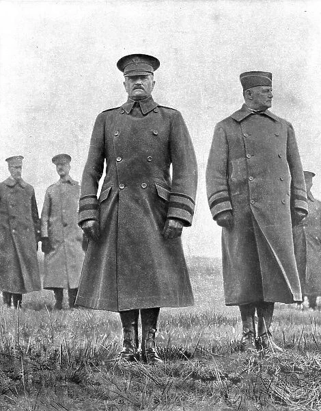 'Tout ce que nous avons est a vous'; Le general Pershing et le general Liggett commandant...1918. Creator: Unknown. 'Tout ce que nous avons est a vous'; Le general Pershing et le general Liggett commandant...1918. Creator: Unknown