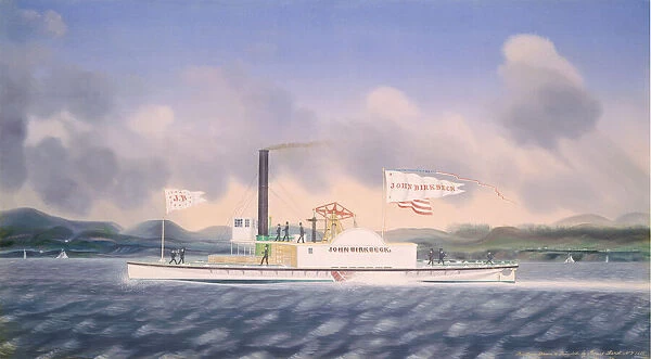 Towboat 'John Birkbeck', 1854. Creator: James Bard