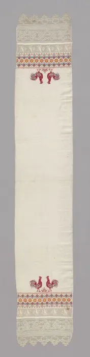 Framed Print : Towel, Russia, 19th century. Creator: Unknown Framed Print : Towel, Russia, 19th century. Creator: Unknown
