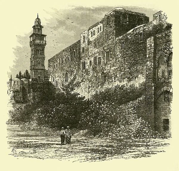 The Tower of Antonia, Jerusalem, 1890. Creator: Unknown