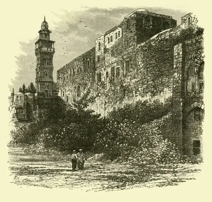 Framed Print : The Tower of Antonia, Jerusalem, 1890. Creator: Unknown Framed Print : The Tower of Antonia, Jerusalem, 1890. Creator: Unknown