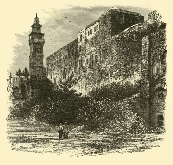 Framed Print : The Tower of Antonia, Jerusalem, 1890. Creator: Unknown Framed Print : The Tower of Antonia, Jerusalem, 1890. Creator: Unknown