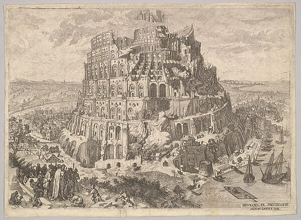 The Tower of Babel. Creator: Anton Joseph von Prenner