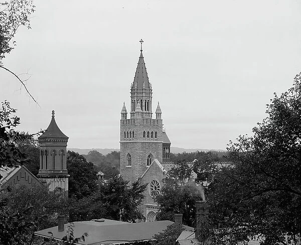 Tower of Christian Science Church, Concord, N.H. c1908. Creator: Unknown