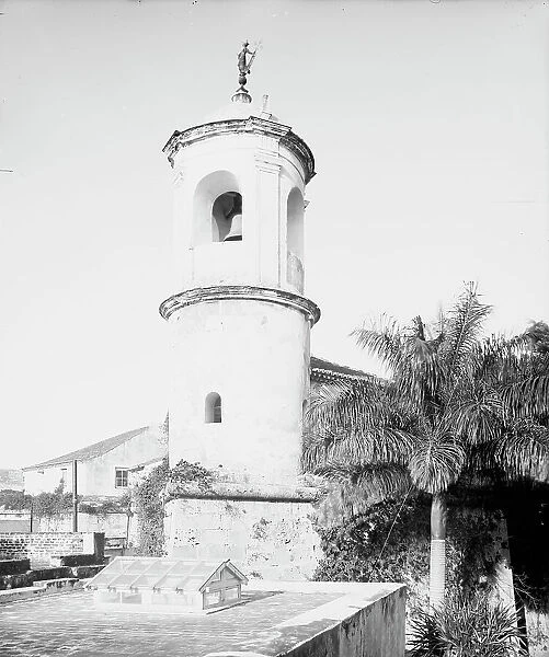 Tower of Cuartel De La Fuerza, Havana, Cuba, c1904. Creator: Unknown