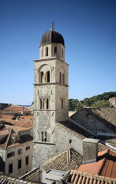 Tower of the Franciscan Monastery, Old Town, Dubrovnik, Croatia