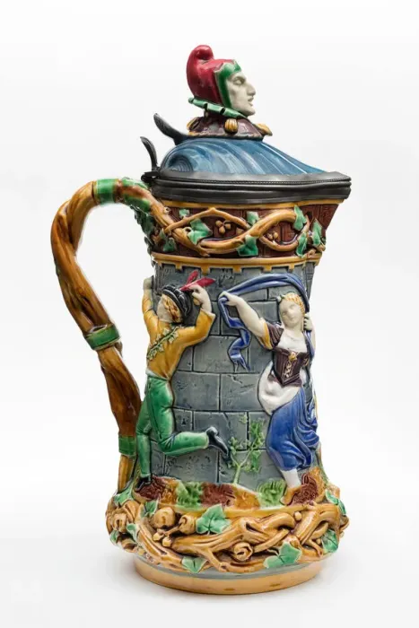 Framed Print : Tower-Jug, England, 1872. Creator: Minton Framed Print : Tower-Jug, England, 1872. Creator: Minton