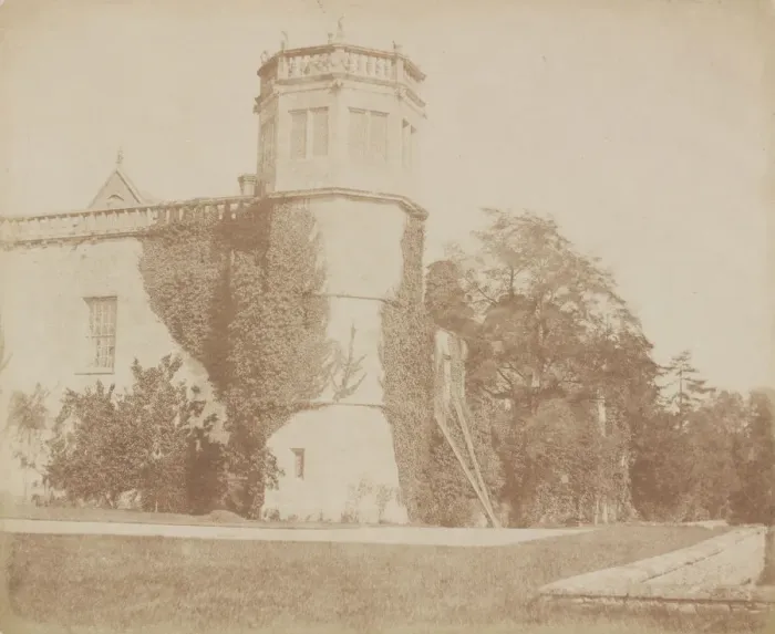 Framed Print : The Tower of Lacock Abbey, before February 1845. Creator: William Henry Fox Talbot Framed Print : The Tower of Lacock Abbey, before February 1845. Creator: William Henry Fox Talbot