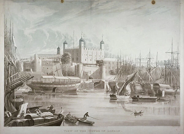 Tower of London, 1819. Artist: Daniel Havell