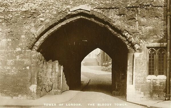 Tower of London. The Bloody Tower, c1910. Creator: Unknown