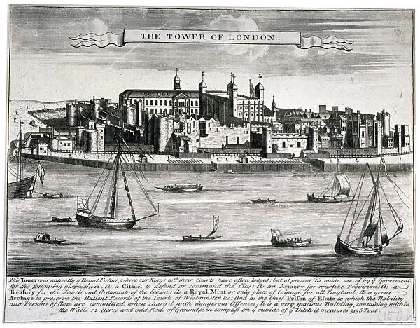 Tower of London, c1750