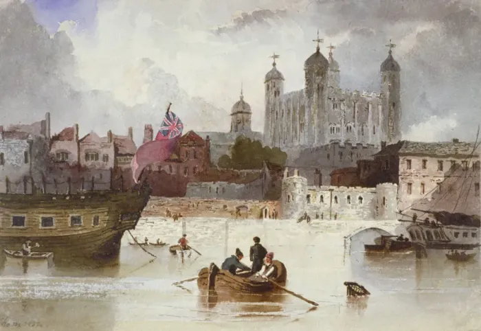 Framed Print : Tower of London, c1800. Artist: Thompson