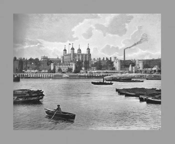 Framed Print : The Tower of London, c1900. Artist: York & Son Framed Print : The Tower of London, c1900. Artist: York & Son