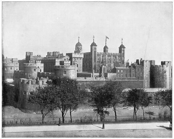 The Tower of London, England, late 19th century. Artist: John L Stoddard