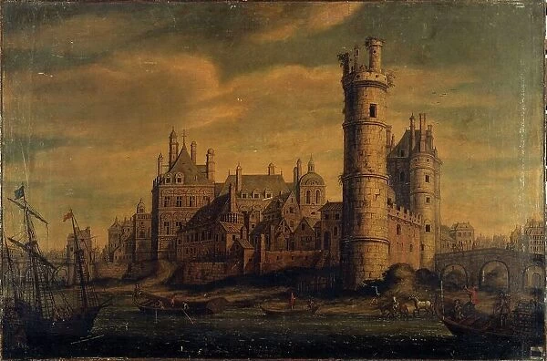 The Tower and the Porte de Nesle, the Hôtel de Nevers, current 6th arrondissement, c1601-1700. Creator: Unknown