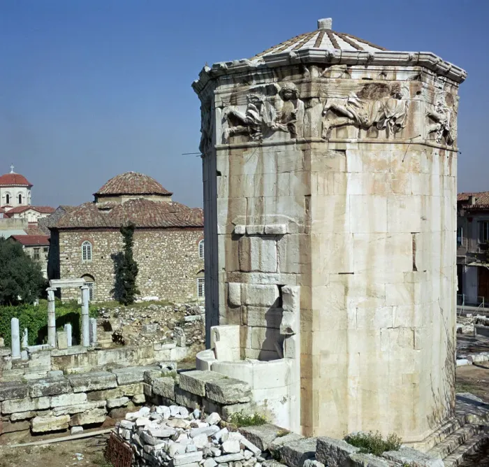 Framed Print : The tower of the winds in Athens, 1st century Framed Print : The tower of the winds in Athens, 1st century