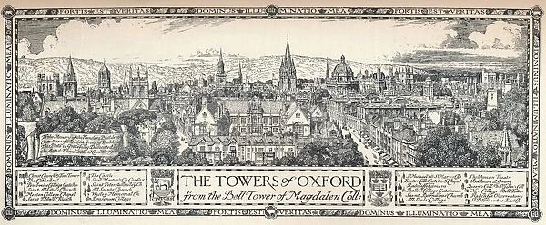 The Towers of Oxford, 1905. Artist: Edmund Hort New