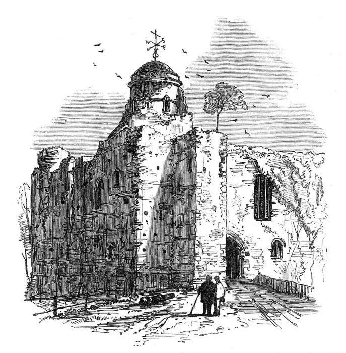 Framed Print : The Town and Camp of Colchester: the Castle, 1869. Creator: Unknown Framed Print : The Town and Camp of Colchester: the Castle, 1869. Creator: Unknown