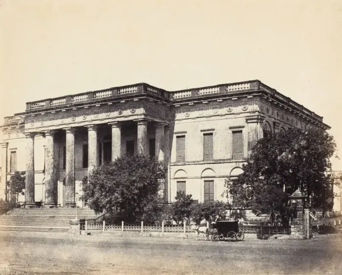Framed Print : Town Hall, Calcutta, 1850s. Creator: Captain R. B. Hill