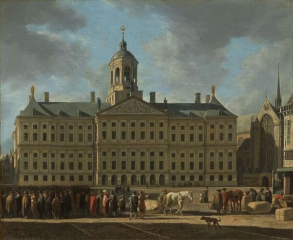 The Town Hall on Dam Square, Amsterdam, 1672. Creator: Gerrit Berckheyde