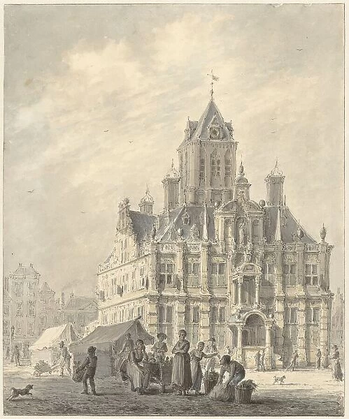 The town hall of Delft, 1780-1836. Creator: Johannes Jelgerhuis