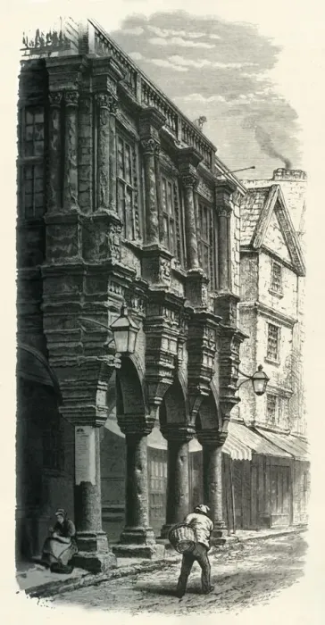 Framed Print : The Town Hall, Exeter, c1870 Framed Print : The Town Hall, Exeter, c1870